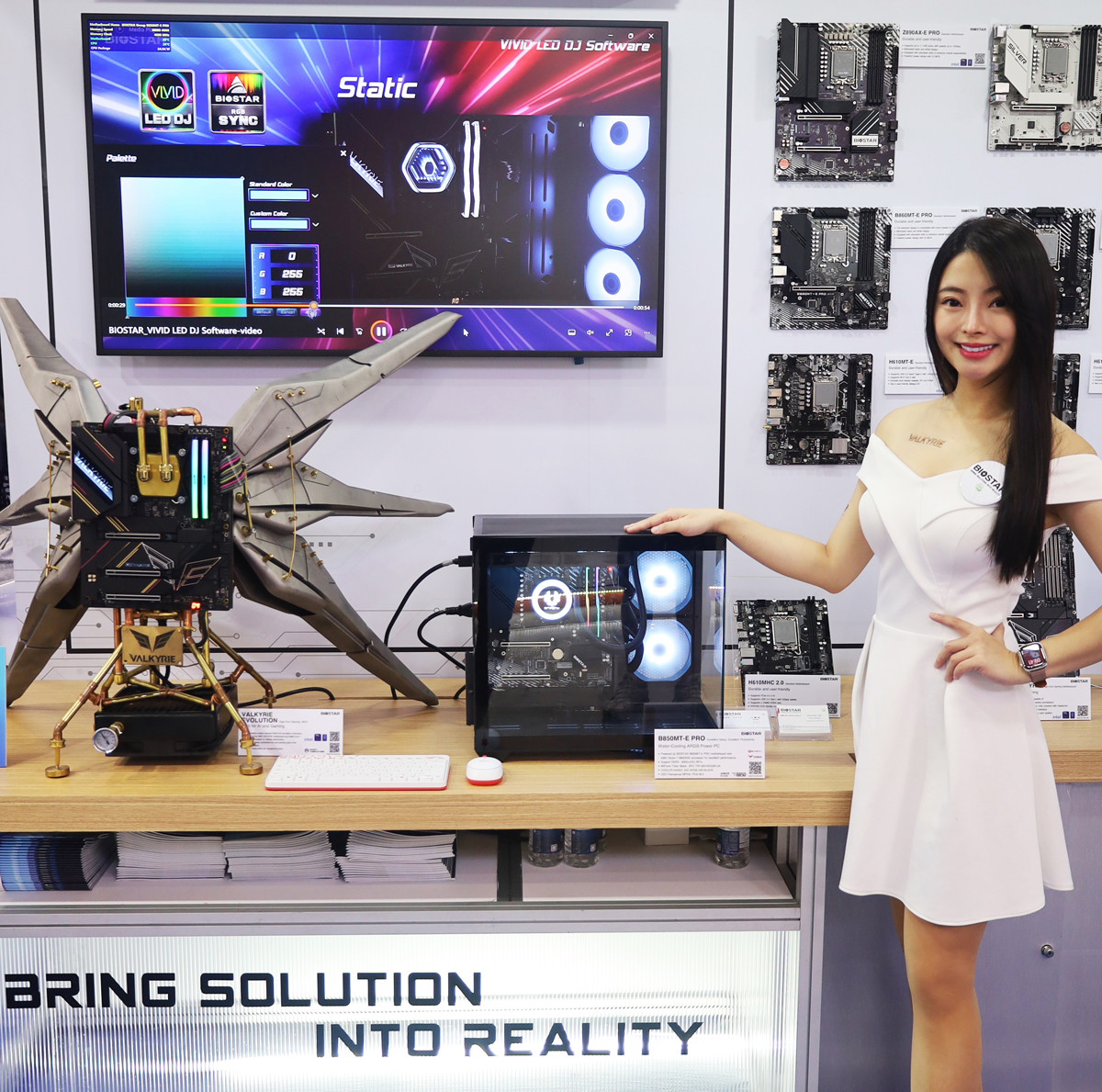 COMPUTEX BIOSTAR Motherboards VALKYRIE